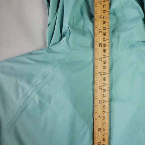 Columbia Jacket Women Size M Teal Hooded Omni Shield Full Zip Weather Proof READ - Picture 13 of 15